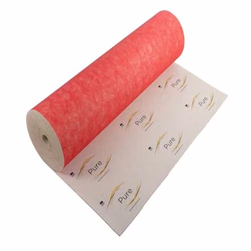 Bedding Mill Super High Density PE Foam Carpet Underlay, Red, 9mm Thick, 9 SQM – 1