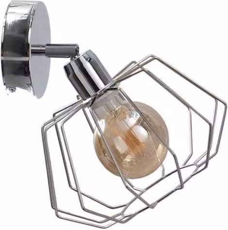 Netlighting Luna Wall Lamp in Silver, Diameter: 25 cm, E27