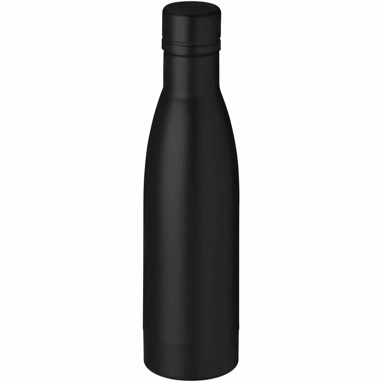 Avenue Vasa Copper Vacuum Insulated Stainless Steel Bottle, Black, 500 ml