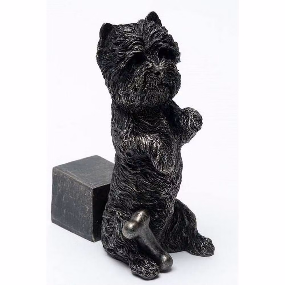 Jardinopia West Highland Terrier Plant Pot Feet, Set of 3, Black – 2
