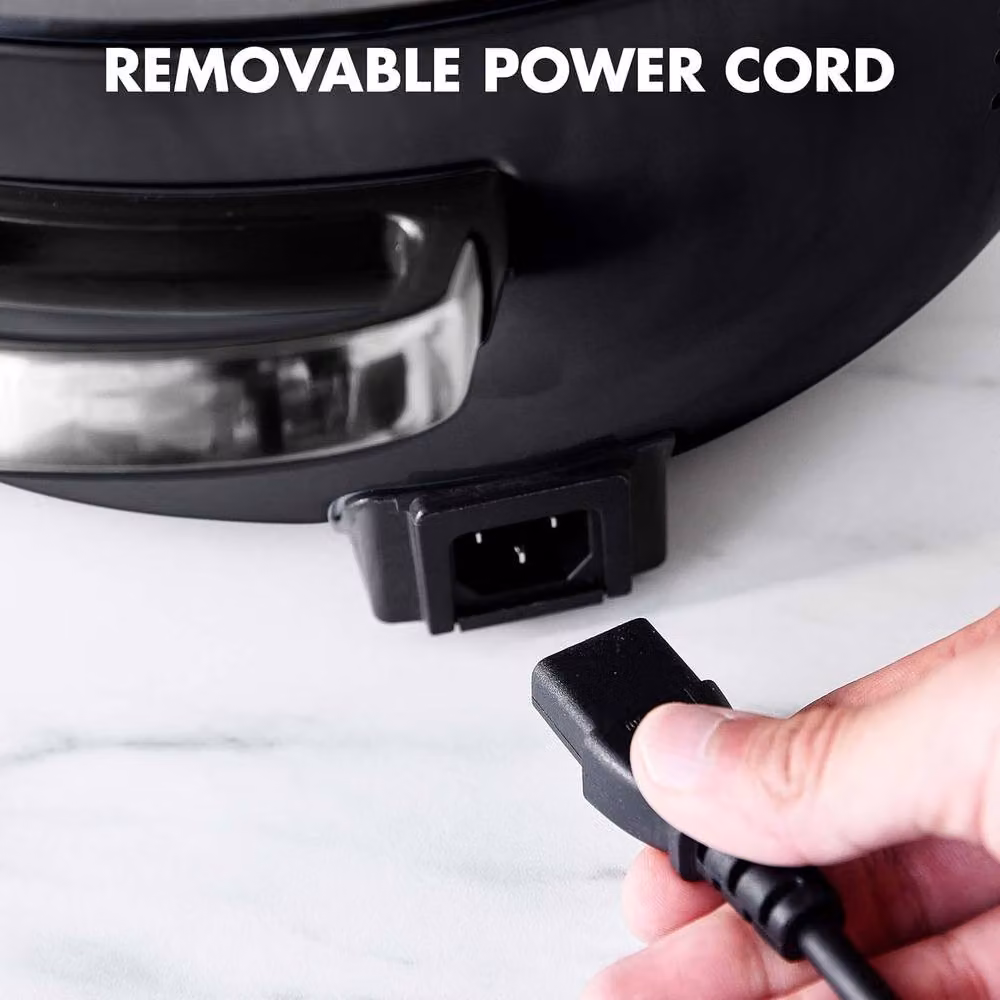 GreenPan Elite Omnicooker in Black with 5.6L Capacity and PFAS-Free Ceramic Non-Stick Coating – 6