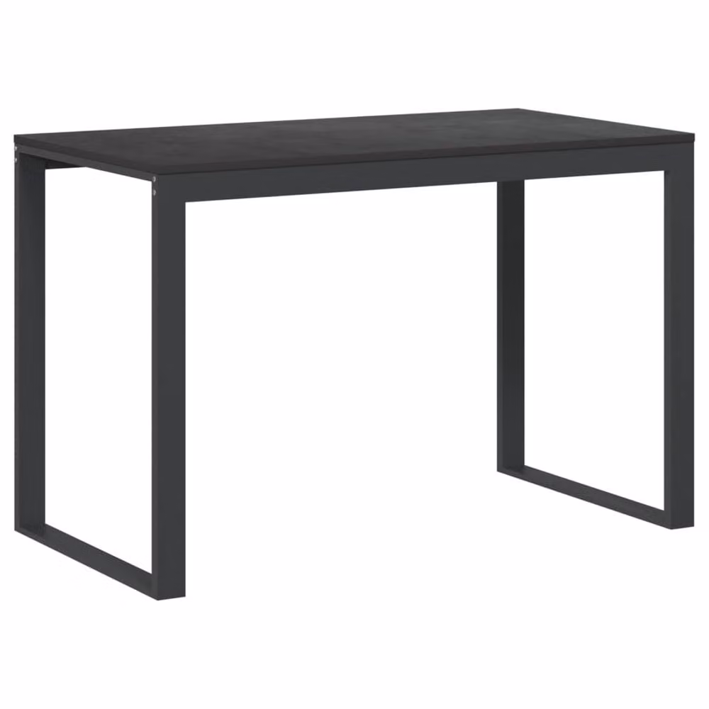 Berkfield Home Black Computer Desk in Engineered Wood W/D/H: 110 x 60 x 73 cm – 2