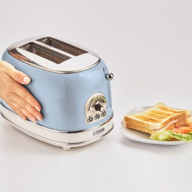 Ariete Blue 2 Slice Toaster