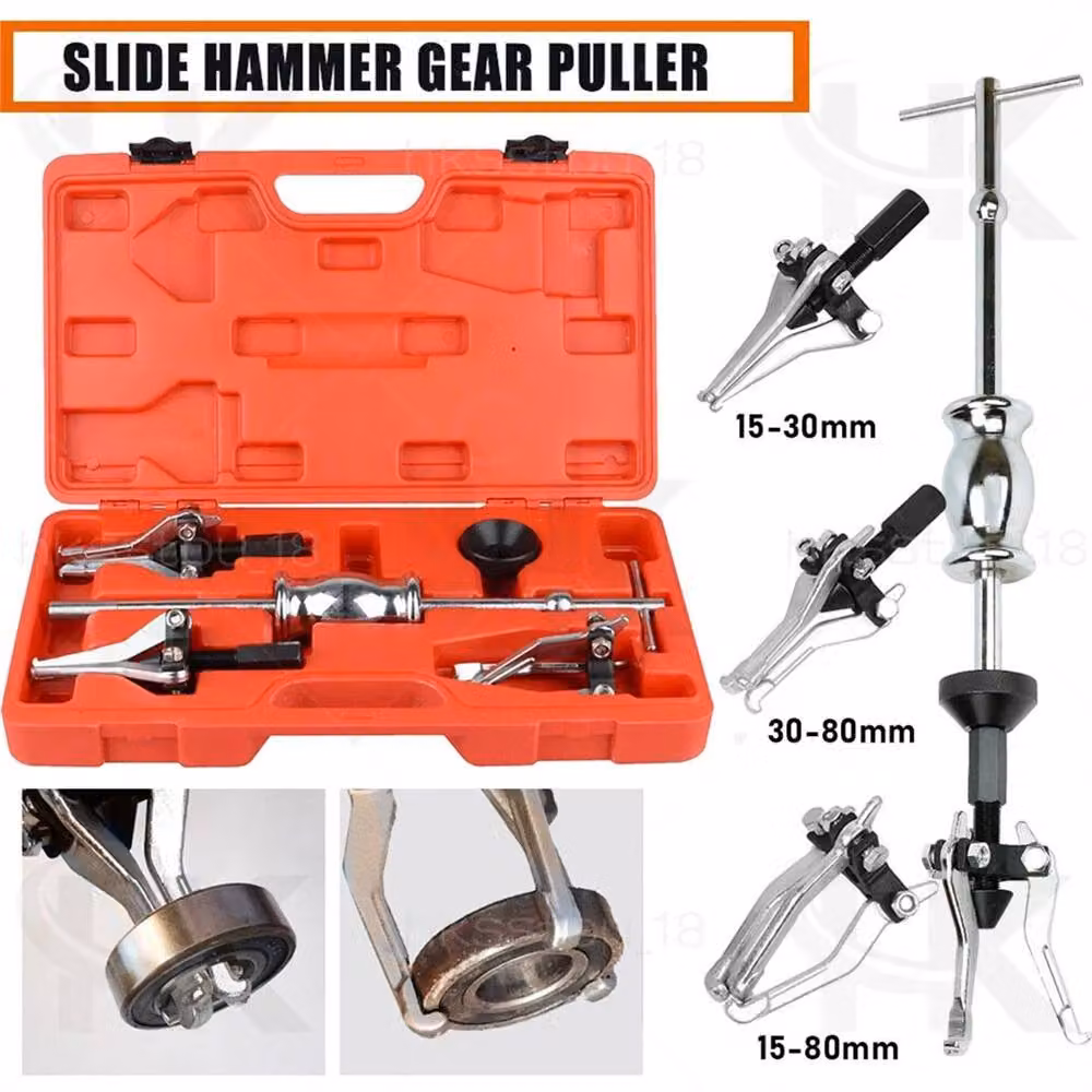 EONLION Silver Slide Hammer Bearing Gear Hub Puller Set for Internal and External Use – 2