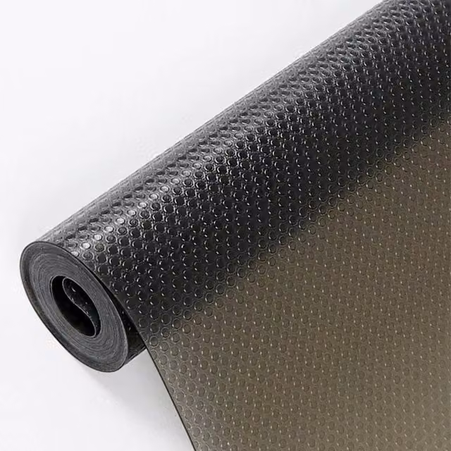 PAWNORA Non Slip Drawer Mat and Shelf Liner, Black, W: 45 cm, L: 500 cm