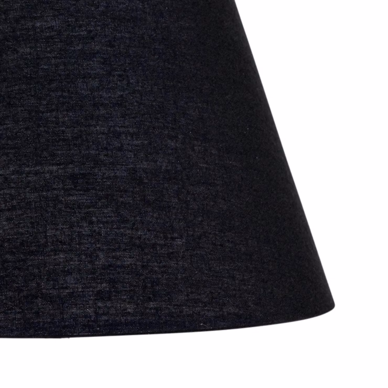 First Choice Lighting Black Fabric Cone Lamp Shade, Diameter: 20 cm – 3
