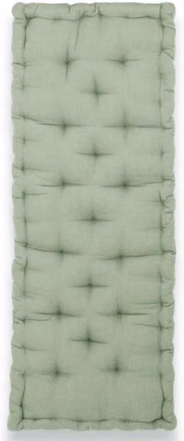 Chums 3 Seater Booster Cushion in Green, W/D/H: 130.0 x 51.0 x 10.0 cm – 1