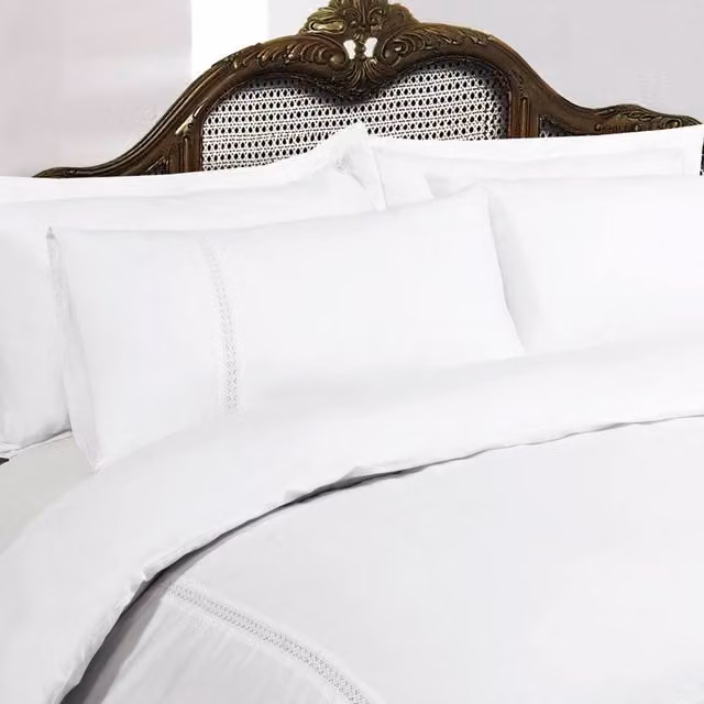 Sweet Dreams Vermont 100% Egyptian Cotton 300 Thread Count Pillowcase in White