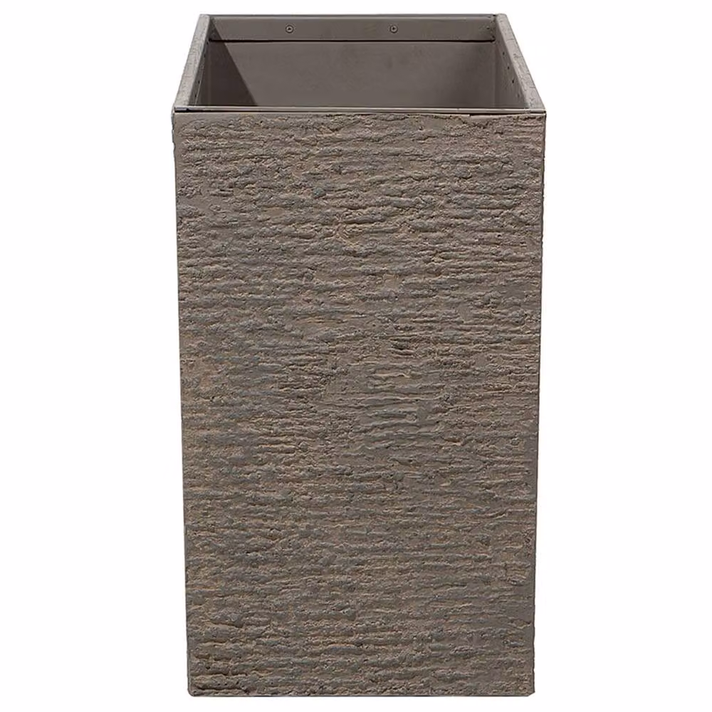 Wyld and Coco Brown Fibreglass Reinforced Rectangular Planter Tub W: 80 cm, D: 56 cm, H: 56 cm – 4