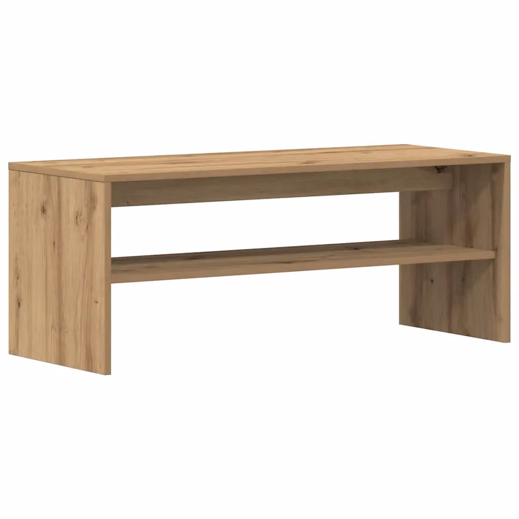 Berkfield Home Artisan Oak TV Cabinet in Brown, W/D/H: 100 x 40 x 40 cm – 2