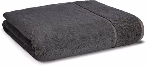 Panda Organic Bamboo and Cotton Bath Sheet in Grey, W/D/H: 100 x 150 cm