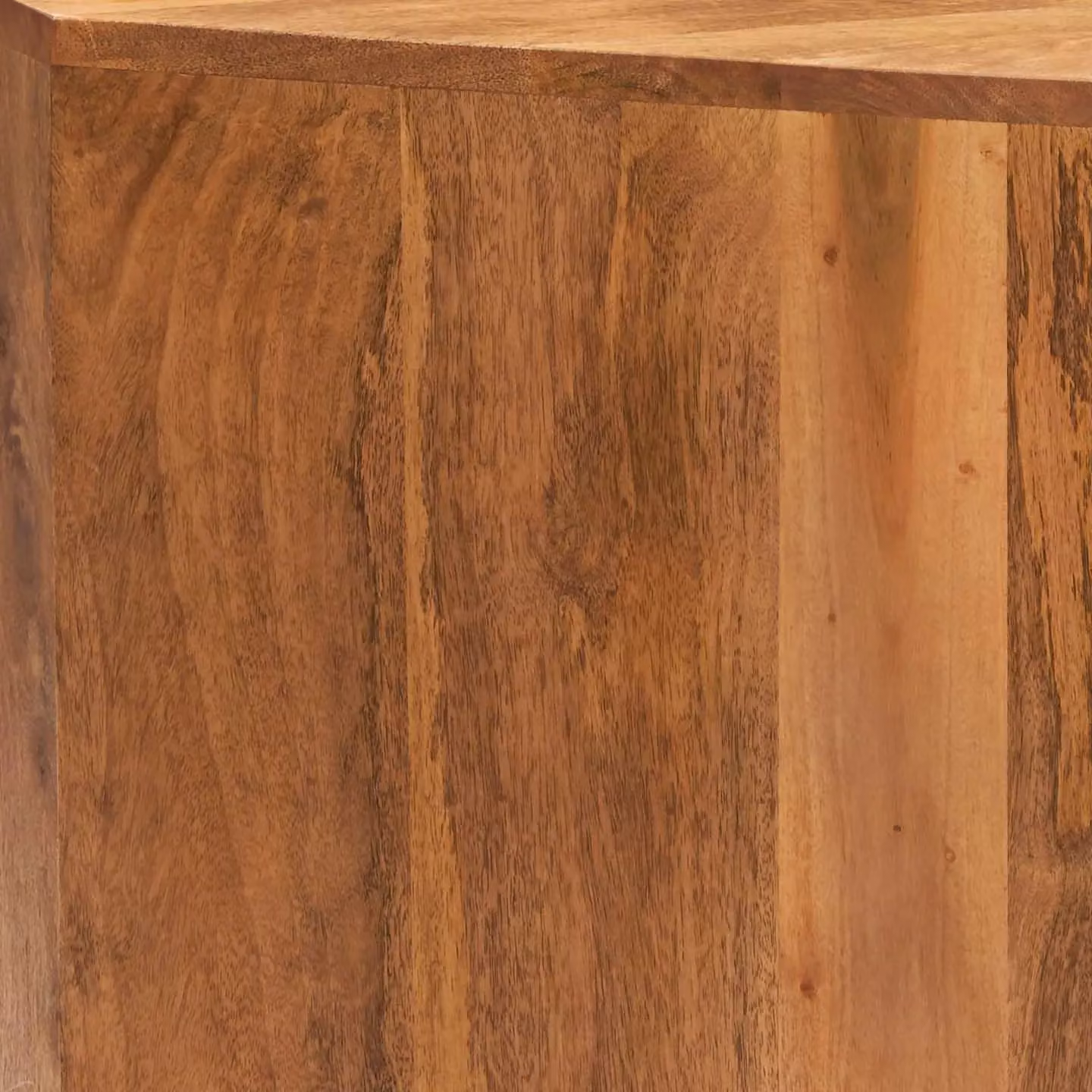 IH Design Duvid Light Mango Corner TV Cabinet in Brown – 3