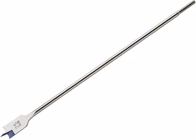 IRWIN Blue Groove 4x Long Flat Wood Drill Bit in Blue, Multicolour and Silver