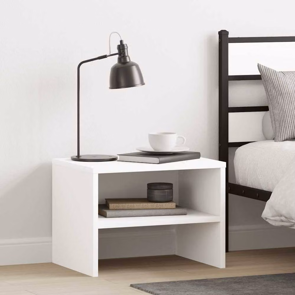 Berkfield Home Elegant White Bedside Cabinet, W/D/H: 40 x 30 x 30 cm – 2