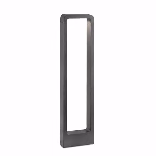 Netlighting LED Outdoor Bollard Light in Grey with Aluminium and Glass Body, IP54 – 1