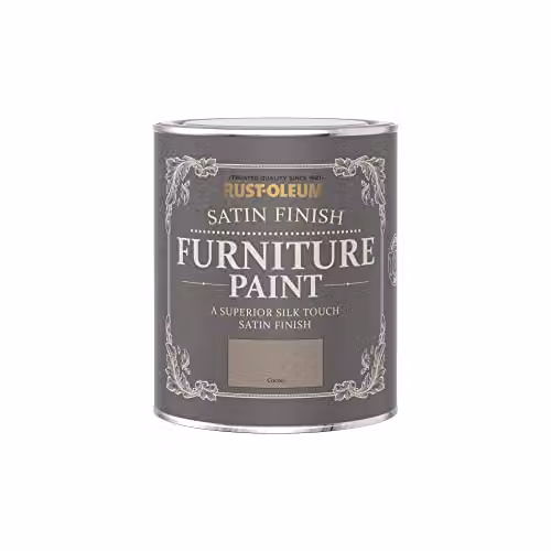 Rust-Oleum Brown Satin Furniture and Skirting Board Paint, Water-Based, 0.75 l – 3