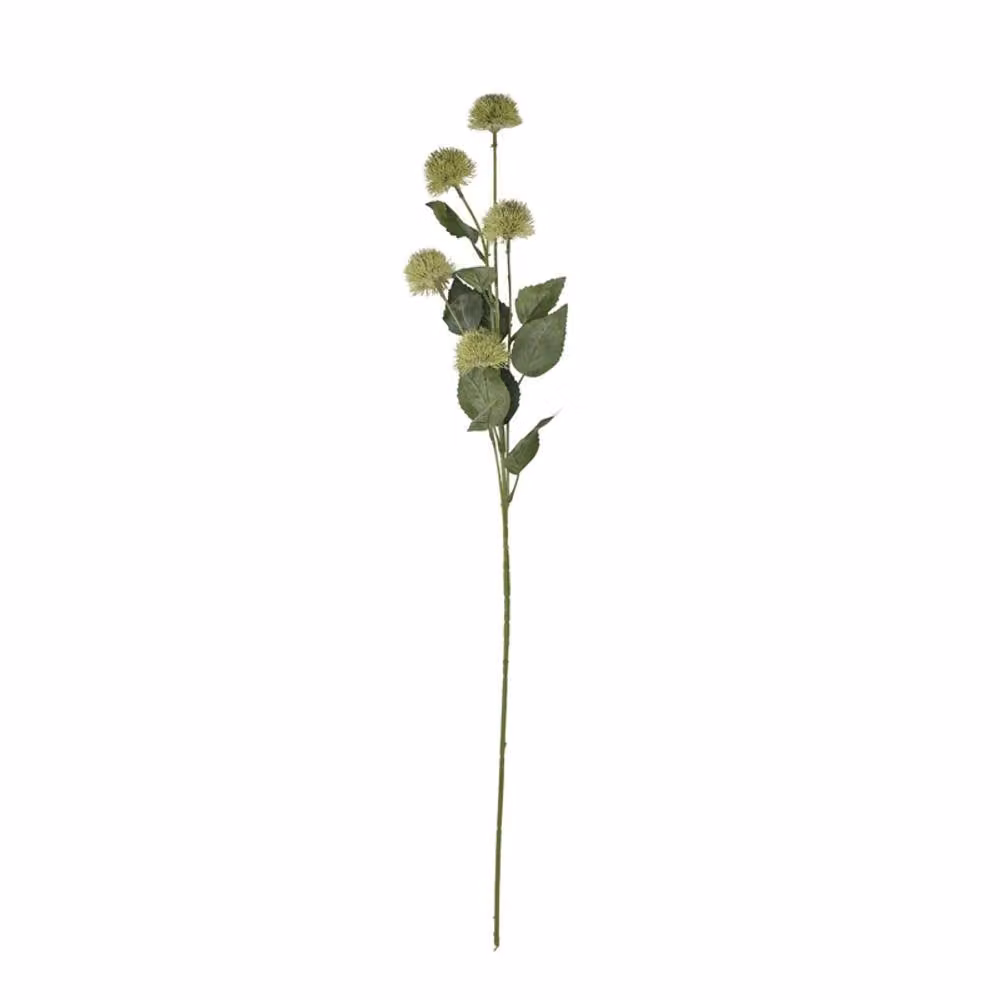 Lemon Pavilion Furniture and Decor Green Thistle Globe Stem Plastic W18 x D18 x H81 cm – 3