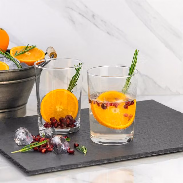 LAV Bodega Highball Tumbler Glasses, Pack of 6, Transparent, 520ml