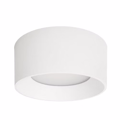 Italux Sirius Modern Cylindrical LED Ceiling Light in White (3000K + 4000K)
