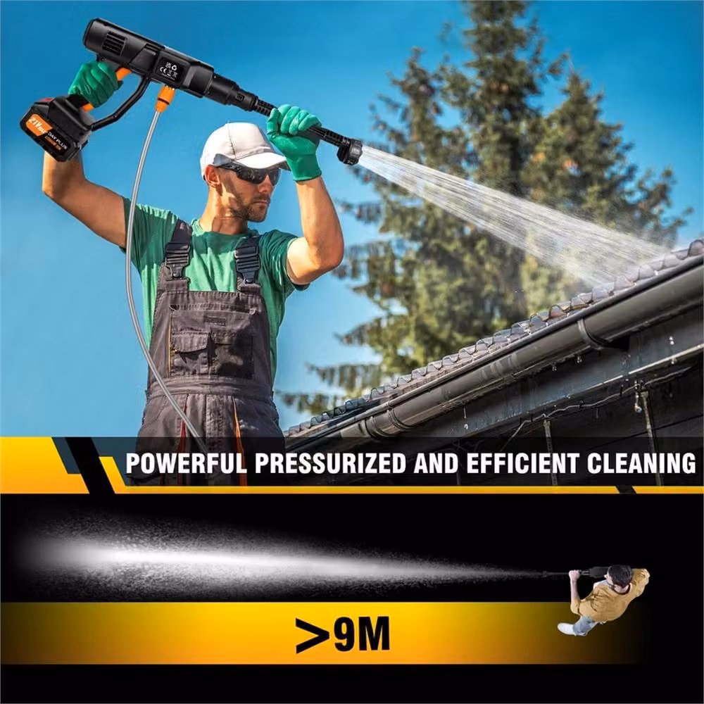 SPETLEK Portable High Pressure Car Washer in Black – 3