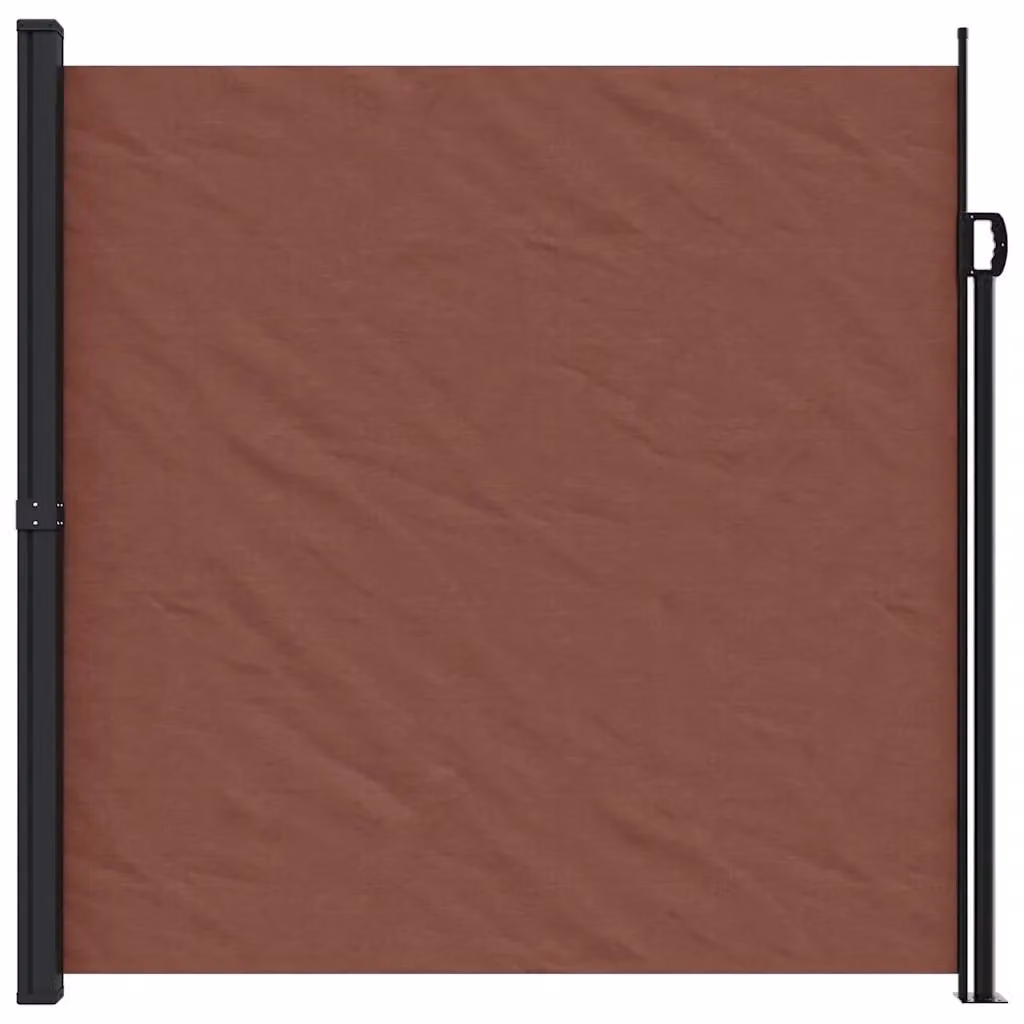 Berkfield Home Retractable Side Awning in Brown, W/D/H: 600 x 200 x 1 cm – 2