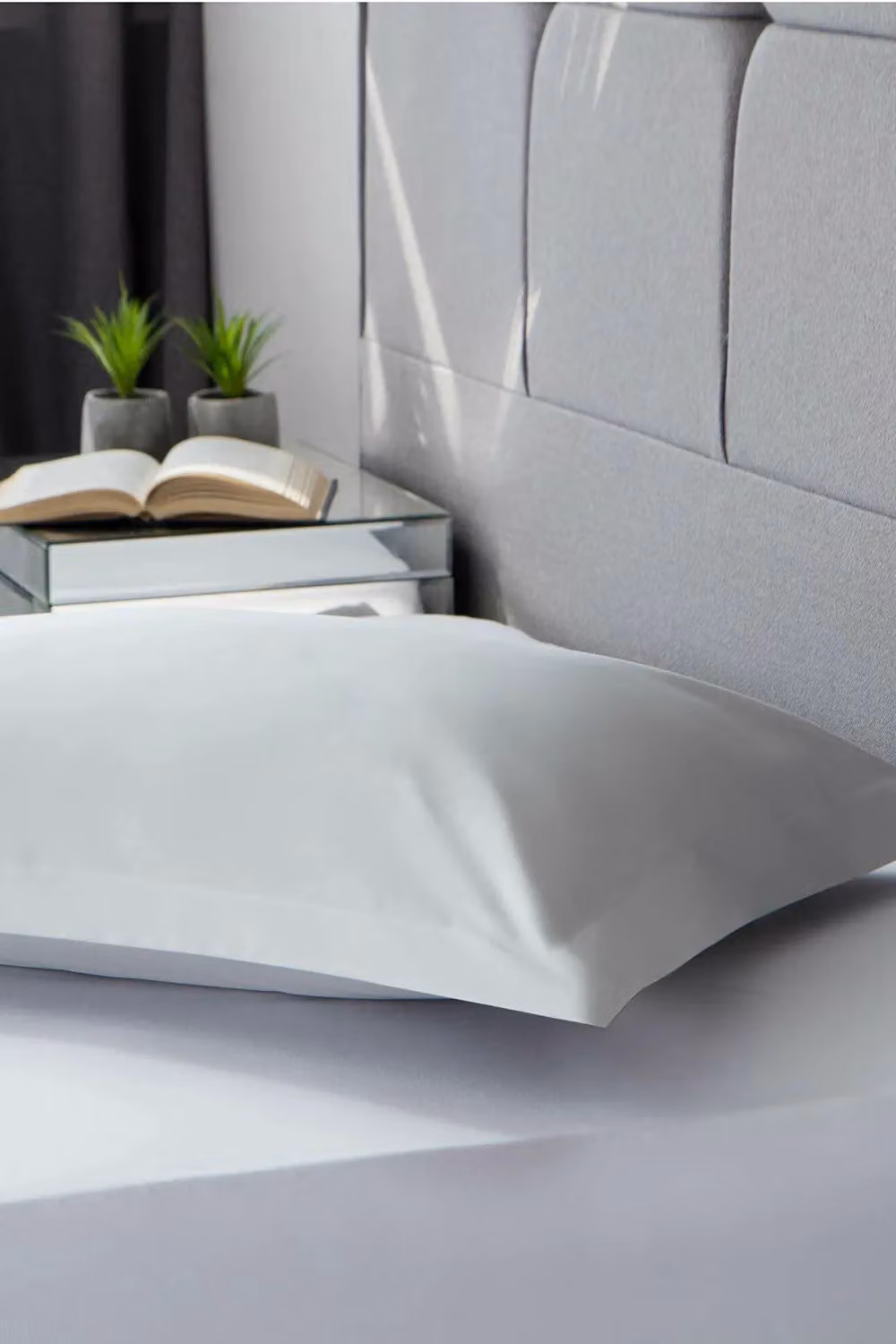Belledorm Premium Blend 500 Thread Count Mako Satin Oxford Pillowcase in Ivory – 2