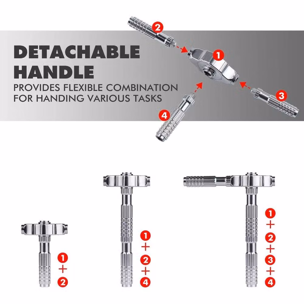 SPETLEK 40 in 1 Magnetic DIY Screwdriver Set, Black, Width: 520 cm – 4
