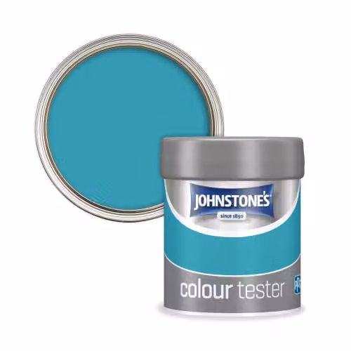 Johnstone's Colour Sample Tester Pot in Caribbean Tide Turquoise, 75ml