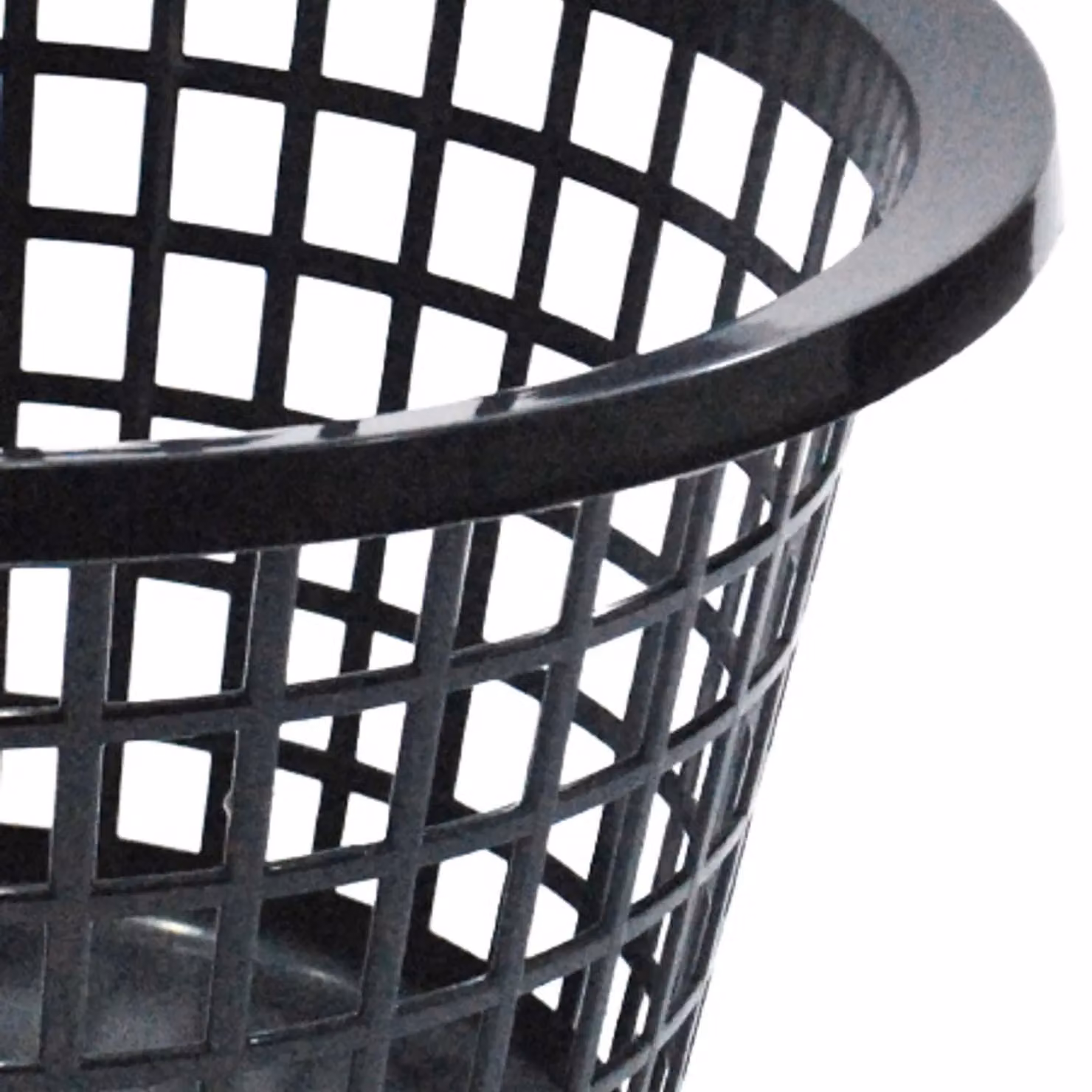 TML Round Plastic Laundry Basket in Grey – 2