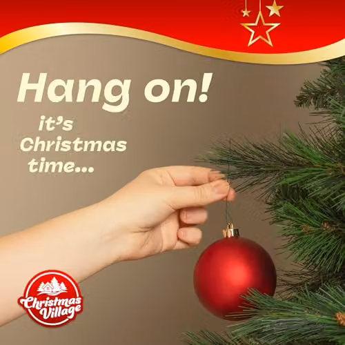 Christmas Village Metal Bauble Hooks in Green, Silver and Gold – 4