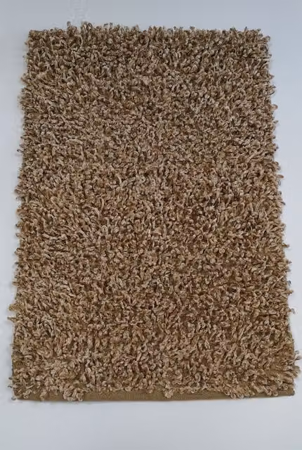 Rapport Home Oxford Shaggy Rug in Beige, W: 55 cm x D: 85 cm