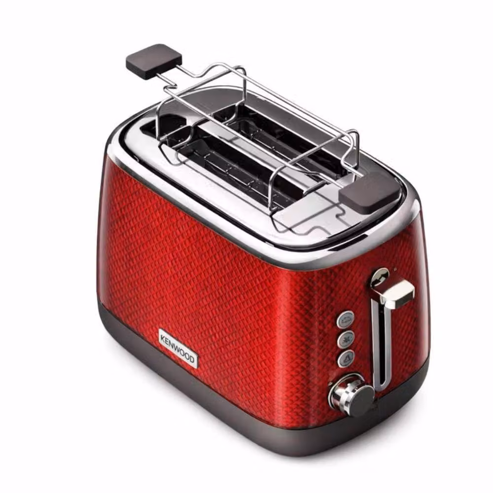 Kenwood Mesmerine 2 Slot Metal Toaster, 980W, Red – 2