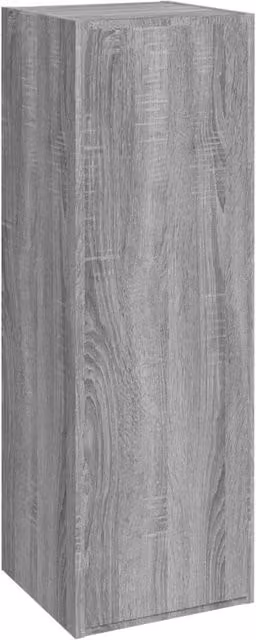 Berkfield Home Set of 2 Grey Sonoma TV Cabinets in Engineered Wood, W/D/H: 30.5 x 30 x 90 cm – 1