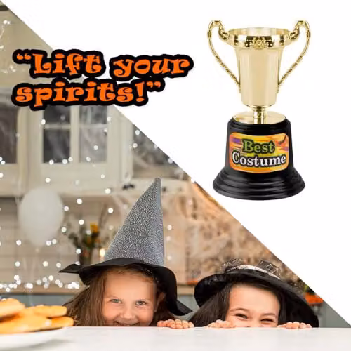 VFM e-Store Gold Halloween Party Trophy for Adults – 5