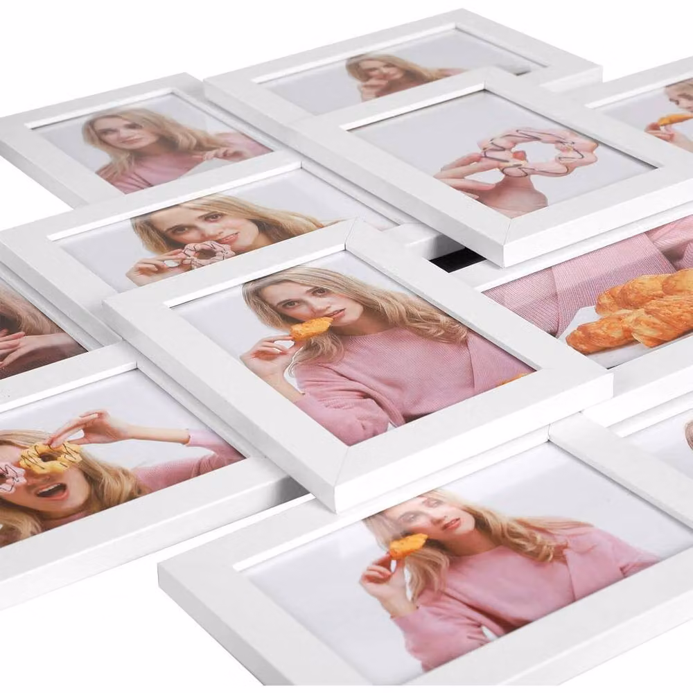 SONGMICS Large Multi Picture Wall Frame Family Photo Display Collection in White – 3