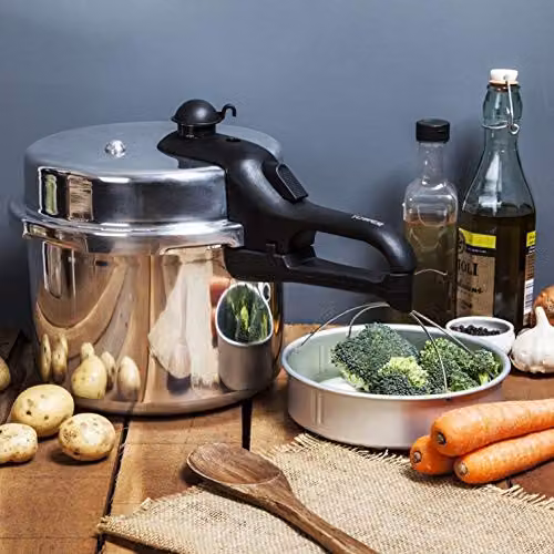 Tower Hi Dome Aluminium Pressure Cooker, 6L, Silver – 5