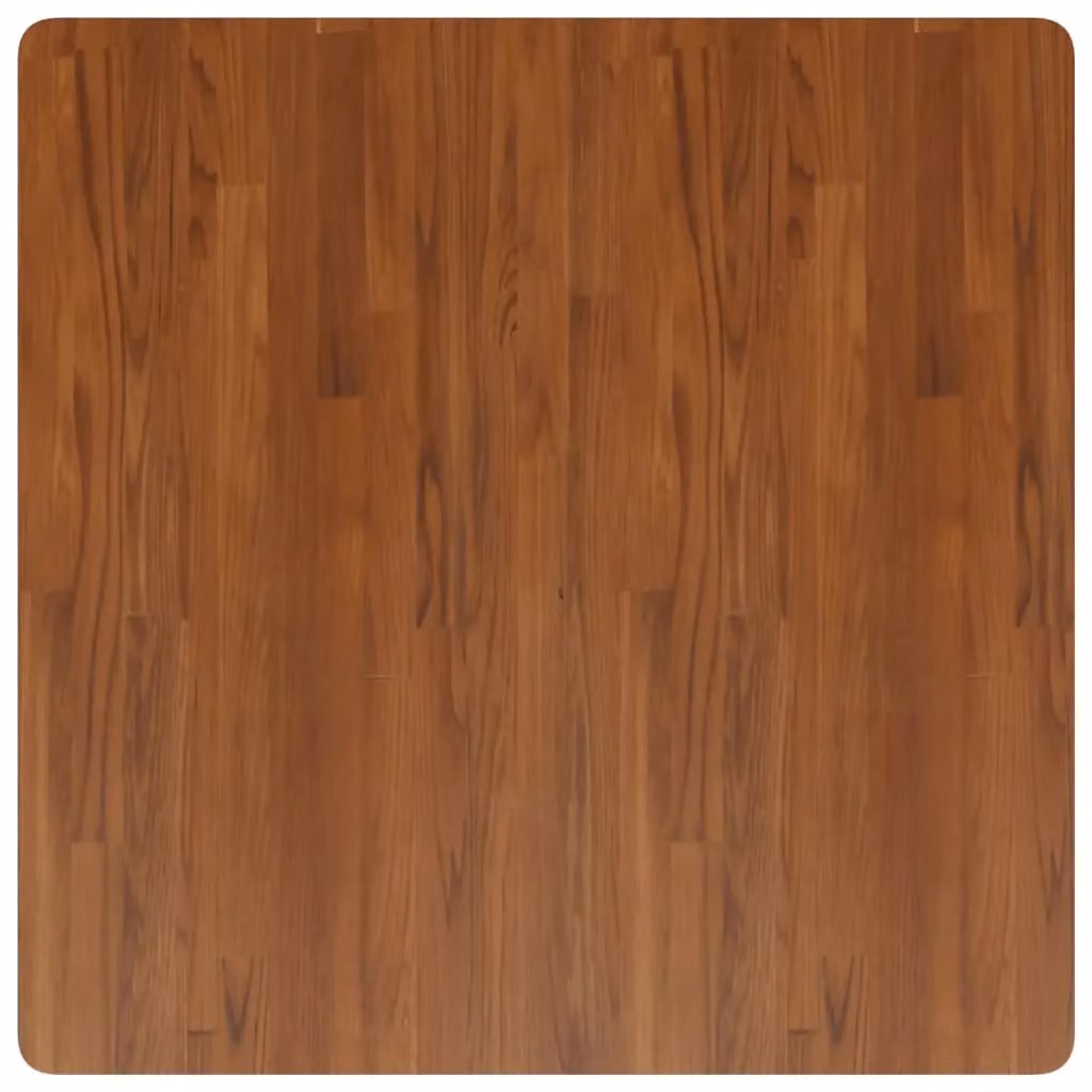 Berkfield Home Square Oak Table Top in Dark Brown, W/D/H: 90 x 90 x 4 cm – 2