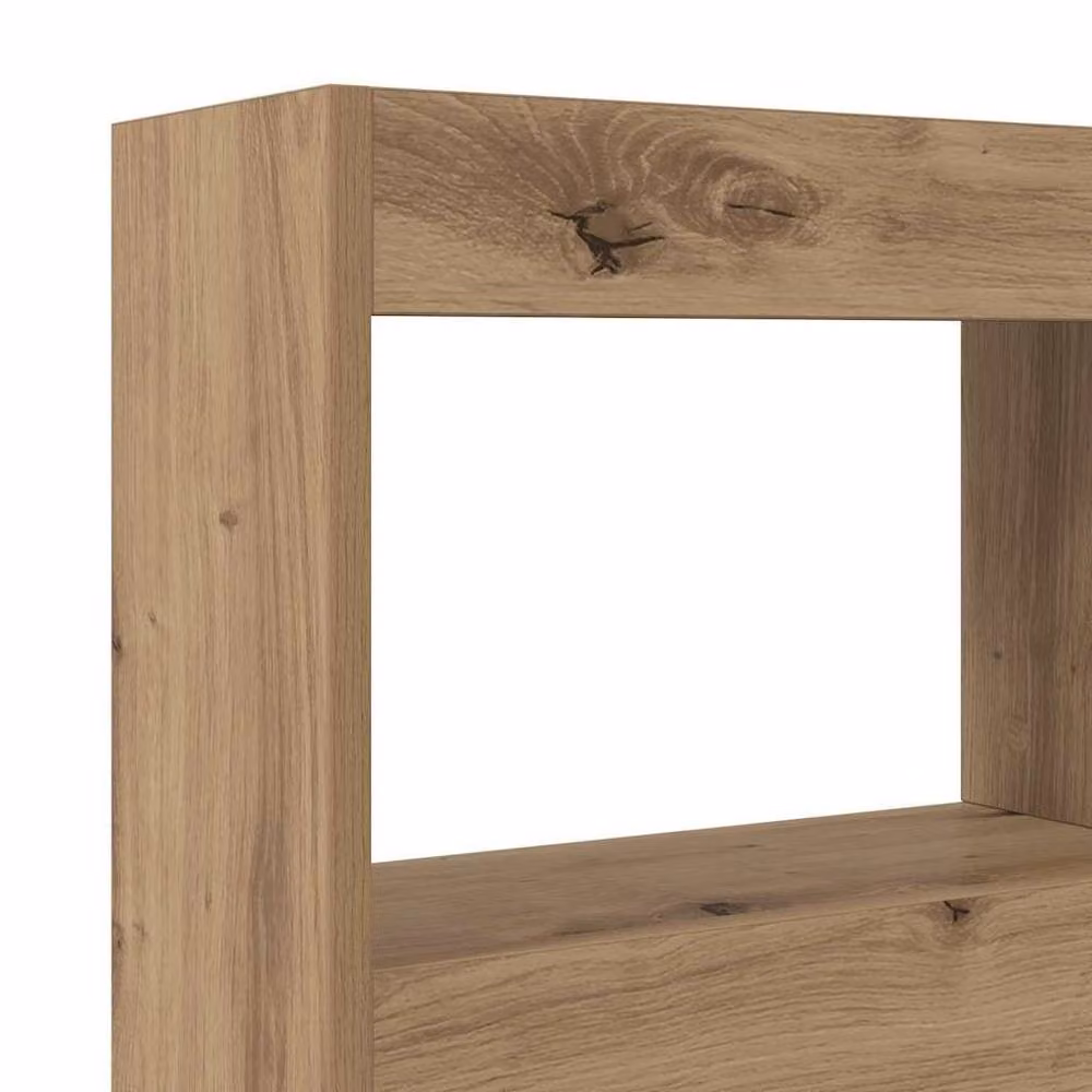 Berkfield Home Artisan Oak Headboard in Brown – 5