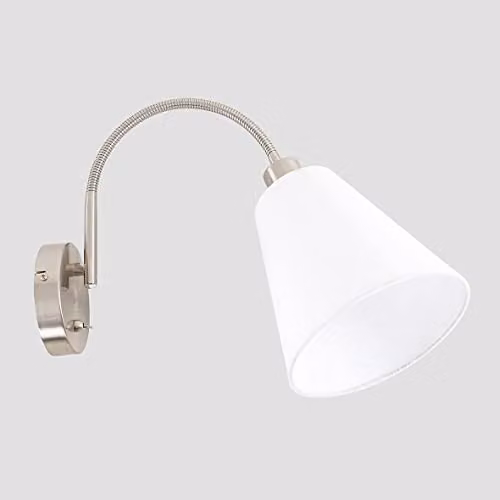 Netlighting Tonia Modern White Tabletop Reading Light with E27 Socket