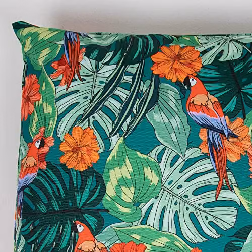 ICON Meadow Print Green Outdoor Cushion Set of 2, W/D/H: 43 x 43 x 43 cm – 4