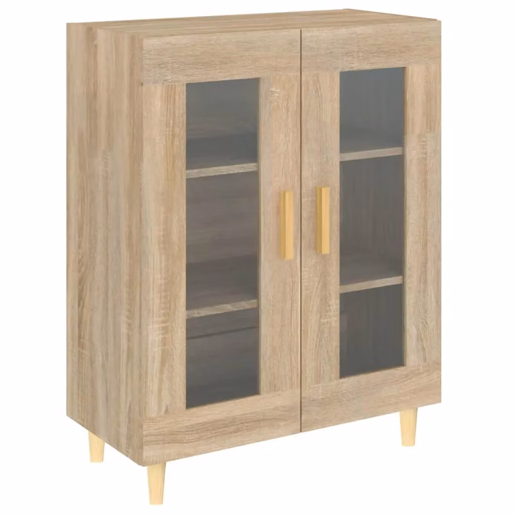 Berkfield Home Sonoma Oak Sideboard in Brown, W/D/H: 69.5 x 34 x 90 cm – 2