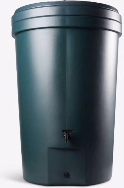 Harcostar Magnum Freestanding Rain Barrel, Green, 350 l