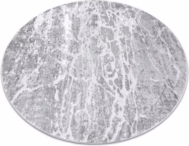 RugsX Mefe Round Grey Modern Rug, Diameter: 100 cm – 1