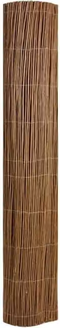 Berkfield Home Decorative Woven Willow Fence in Brown, W: 300 cm, H: 120 cm