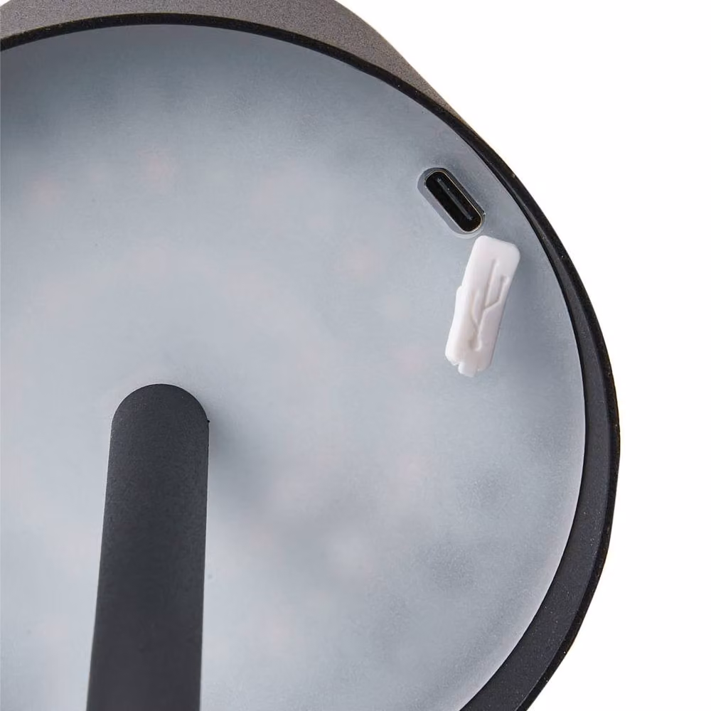 Wyld and Coco Modern Black Metal Floor Lamp with Touch Switch for Indoor and Outdoor Use – 4