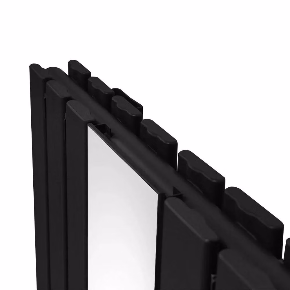 Monstershop Black Steel Mirror Radiator W: 180 cm, H: 42.5 cm – 6