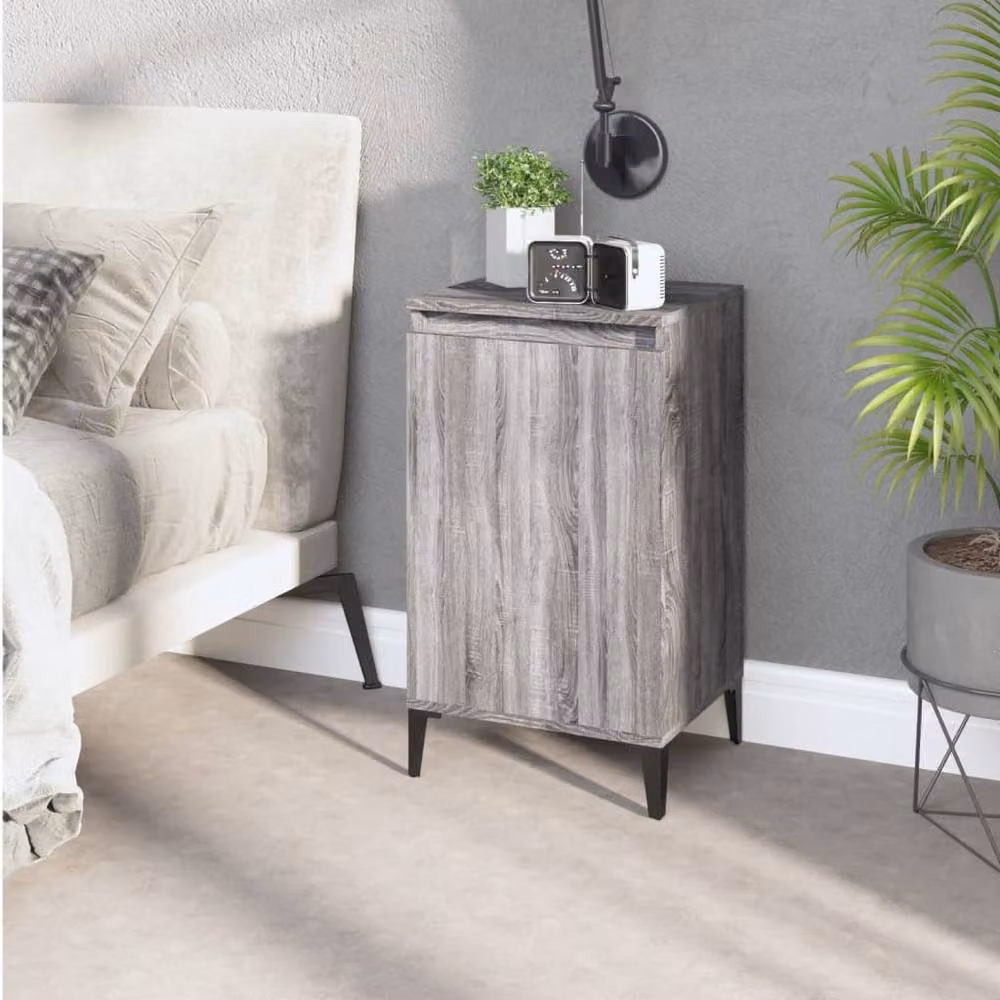 Berkfield Home Grey Sonoma Bedside Cabinet W/D/H: 40 x 35 x 70 cm – 2