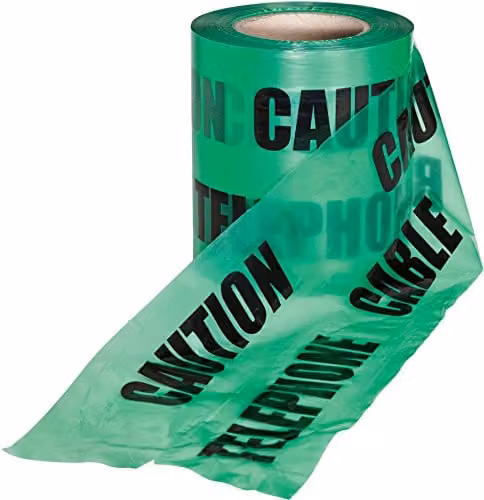 Prosolve TELT Green Underground Warning Tape for Telephone Cables