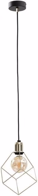 Netlighting Taho Wire Frame Pendant Ceiling Light in Gold, Diameter: 22 cm, E27