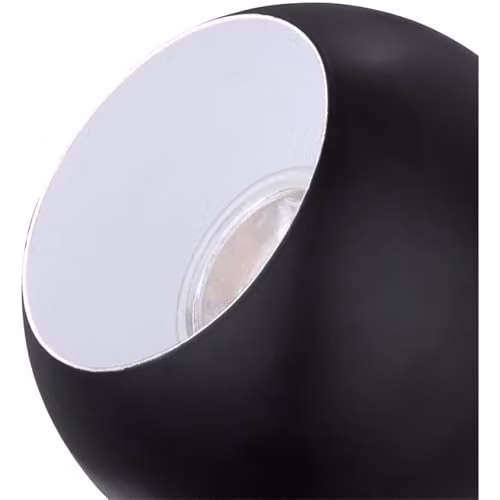 Loops Modern Black LED Table Lamp with GU10 Bulb Included – 4